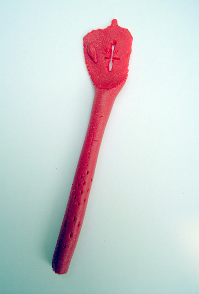red spoon